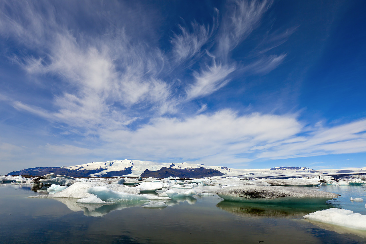 #100255-1 - Cloudscape over Jokulsarlon Iceberg Lagoon, Iceland