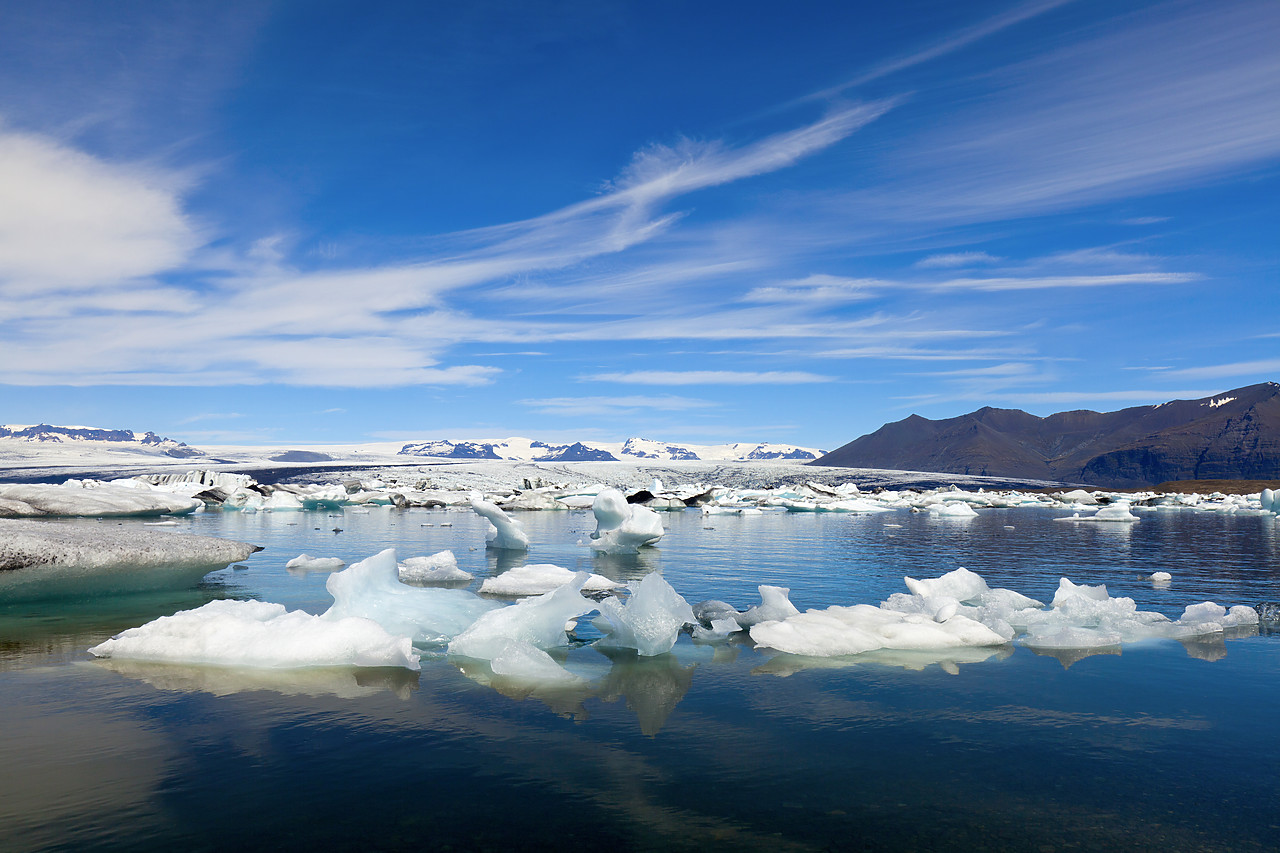 #100256-1 - Cloudscape over Jokulsarlon Iceberg Lagoon, Iceland