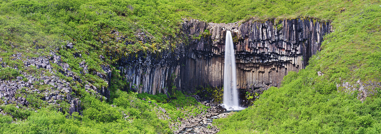 #100262-1 - Svartifoss Waterfall, Skaftafell National Park, Iceland