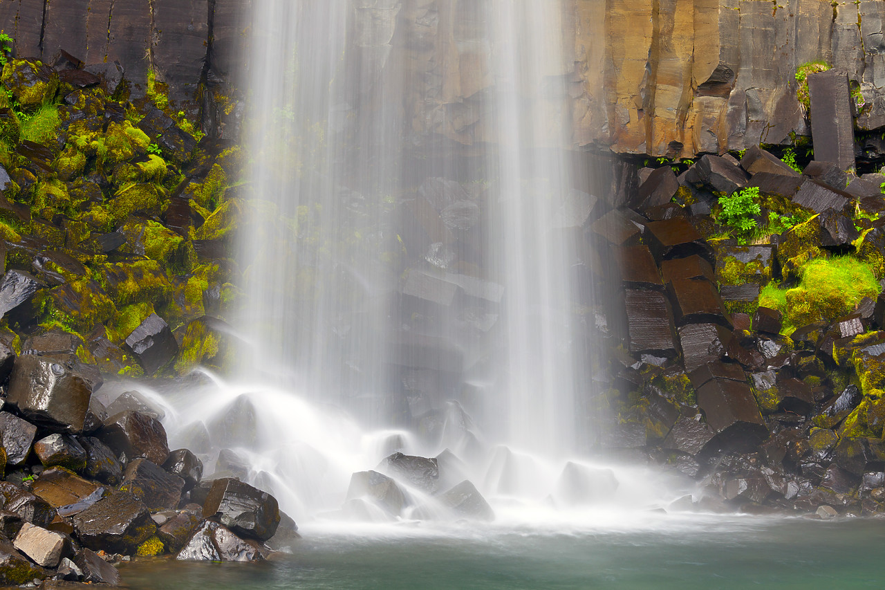 #100263-1 - Svartifoss Waterfall, Skaftafell National Park, Iceland