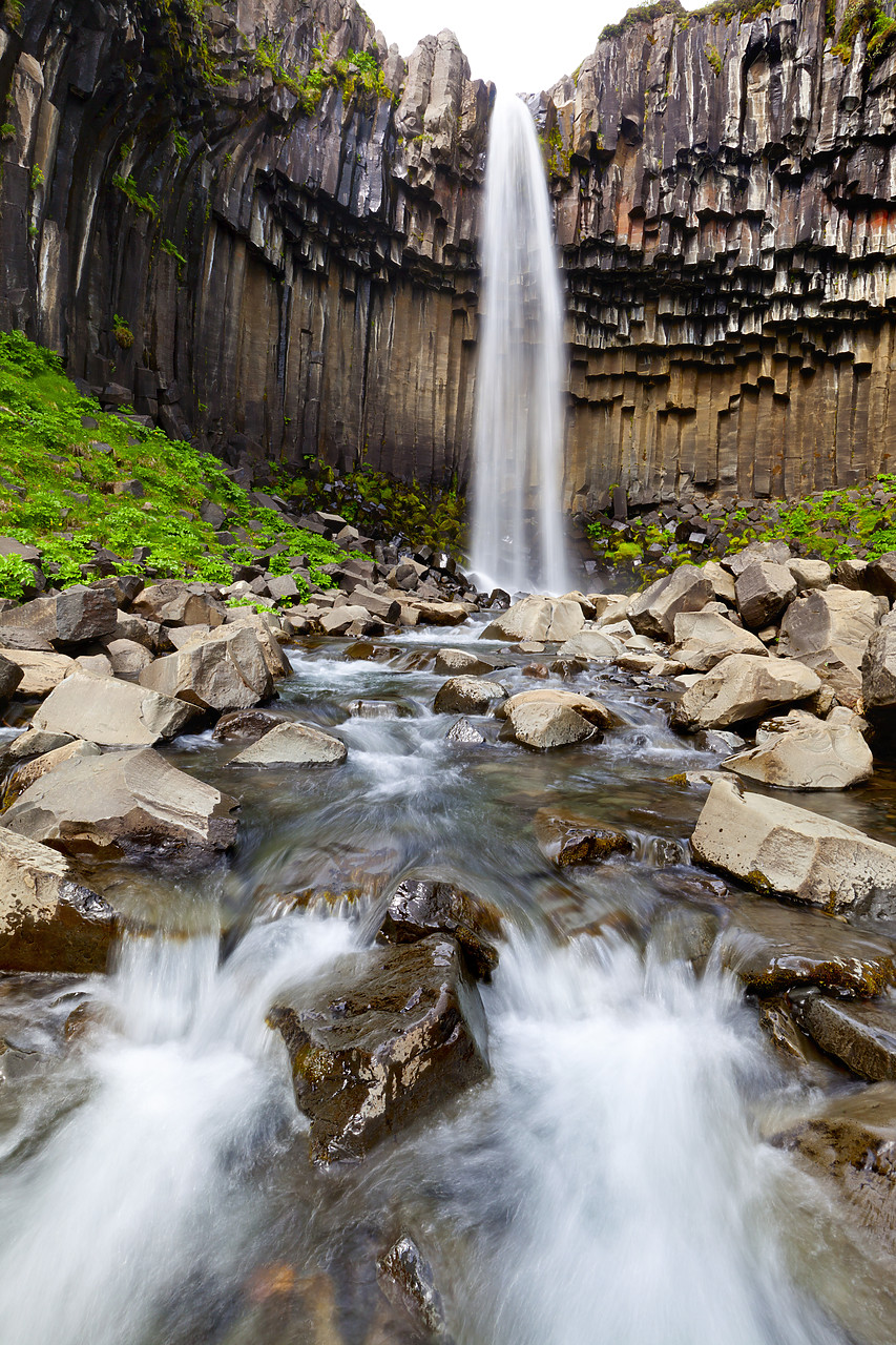 #100265-1 - Svartifoss Waterfall, Skaftafell National Park, Iceland