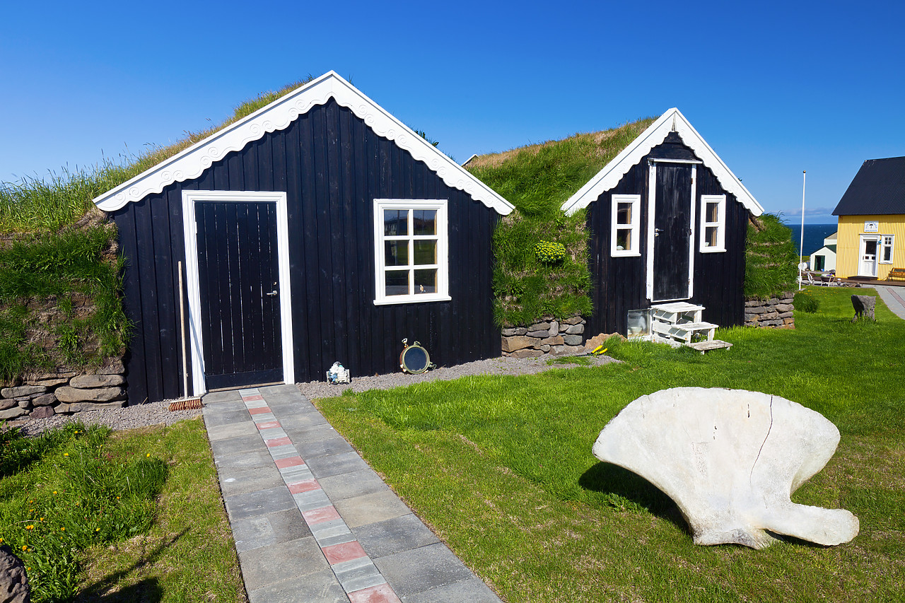 #100278-1 - Traditional Grass Roof Houses. Iceland