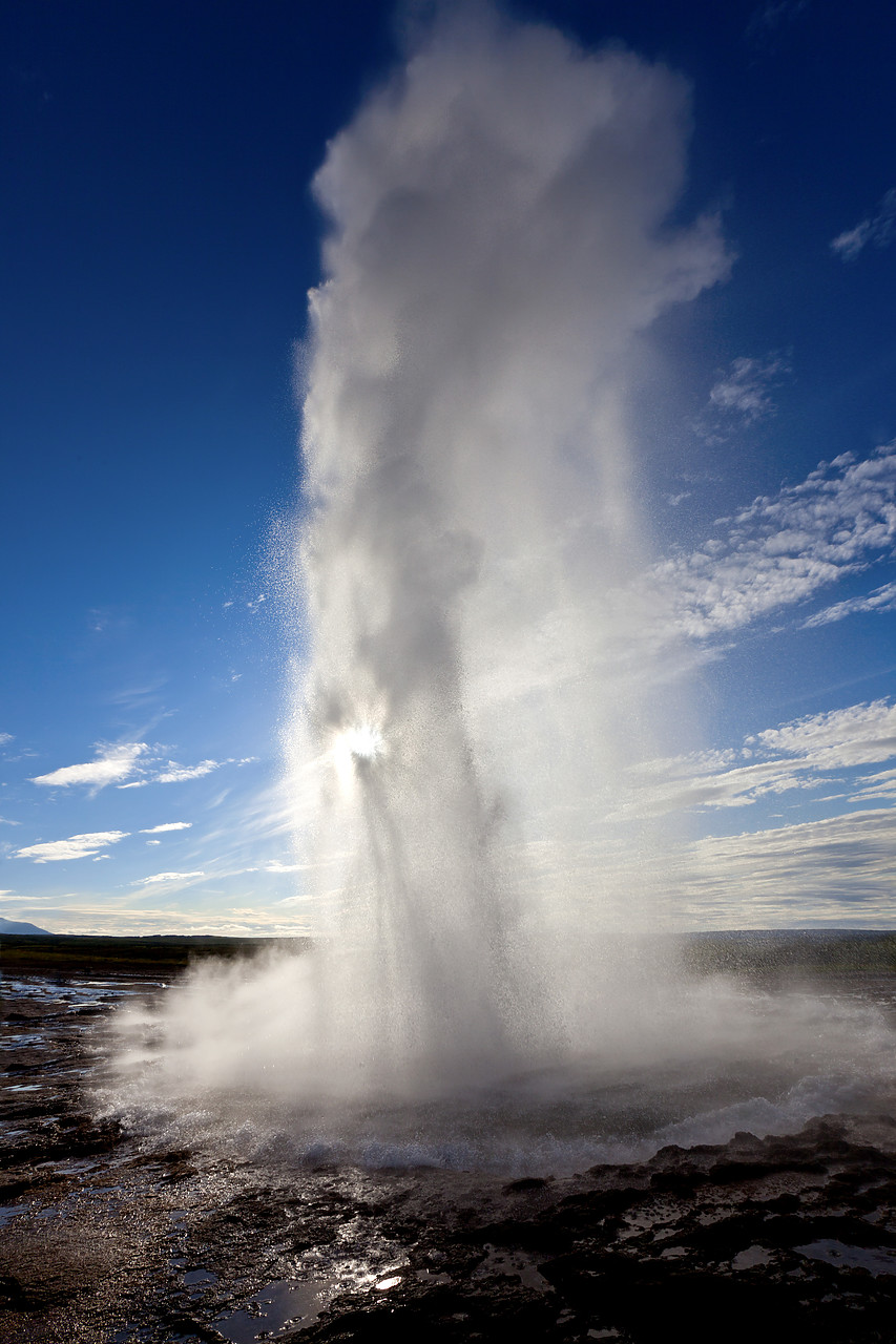 #100315-1 - The Great Geyser, Haukadalur Valley, Iceland