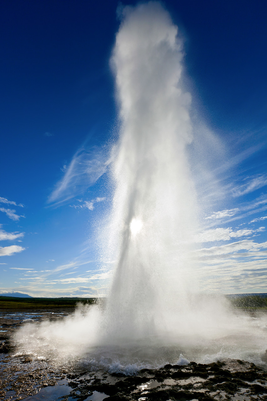 #100317-1 - The Great Geyser, Haukadalur Valley, Iceland