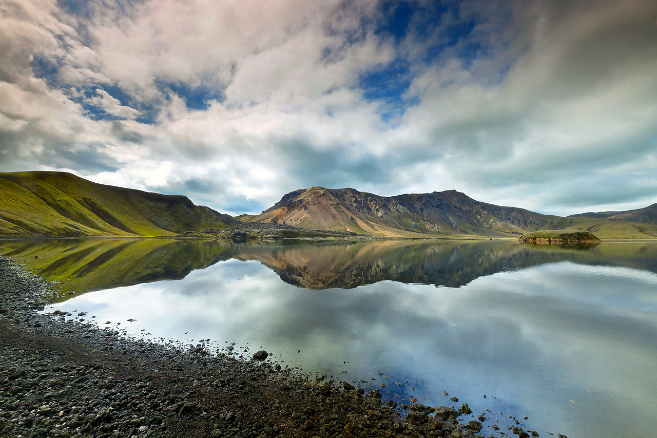 #100324-1 - Frostastadavatn Reflections, Iceland