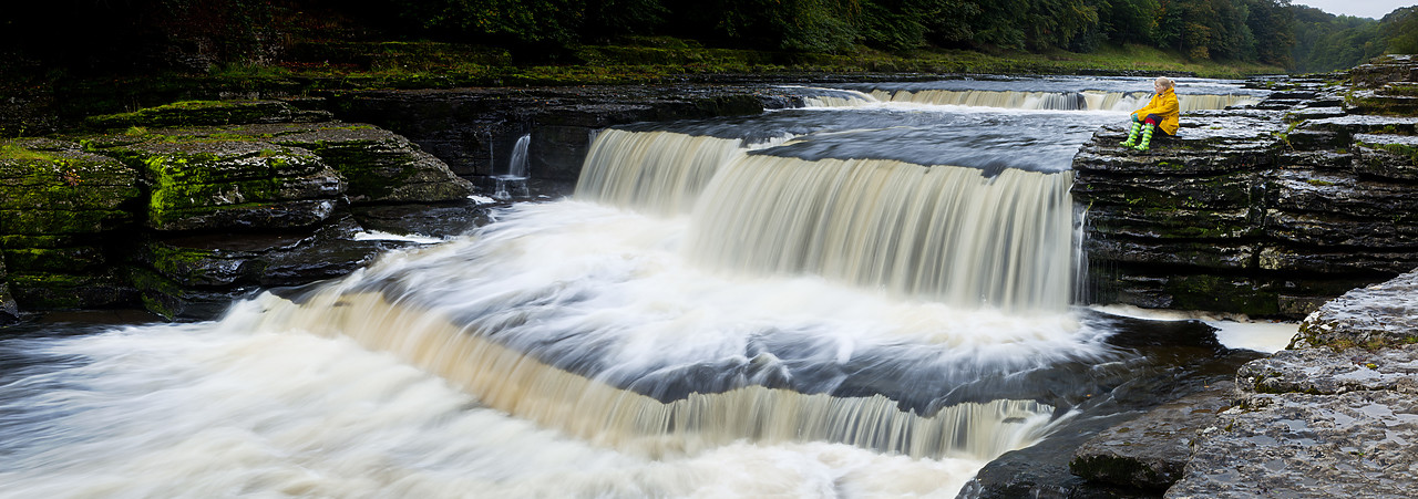 #100326-1 - Lower Aysgarth Falls, Wensleydale, Yorkshire, England