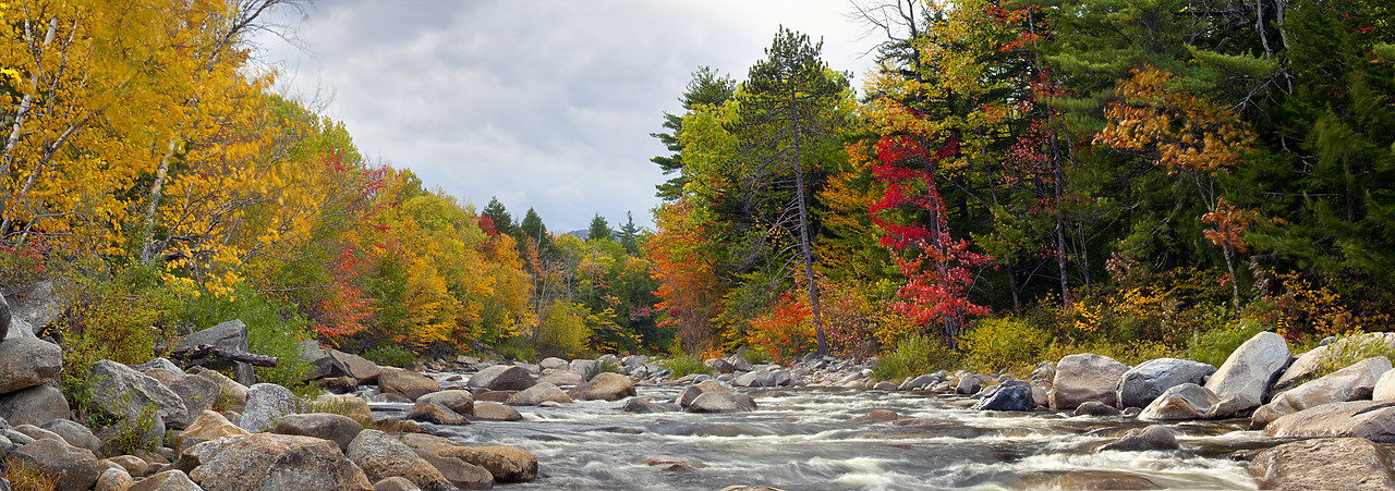 #100426-1 - Swift River in Autumn, New Hampshire, USA