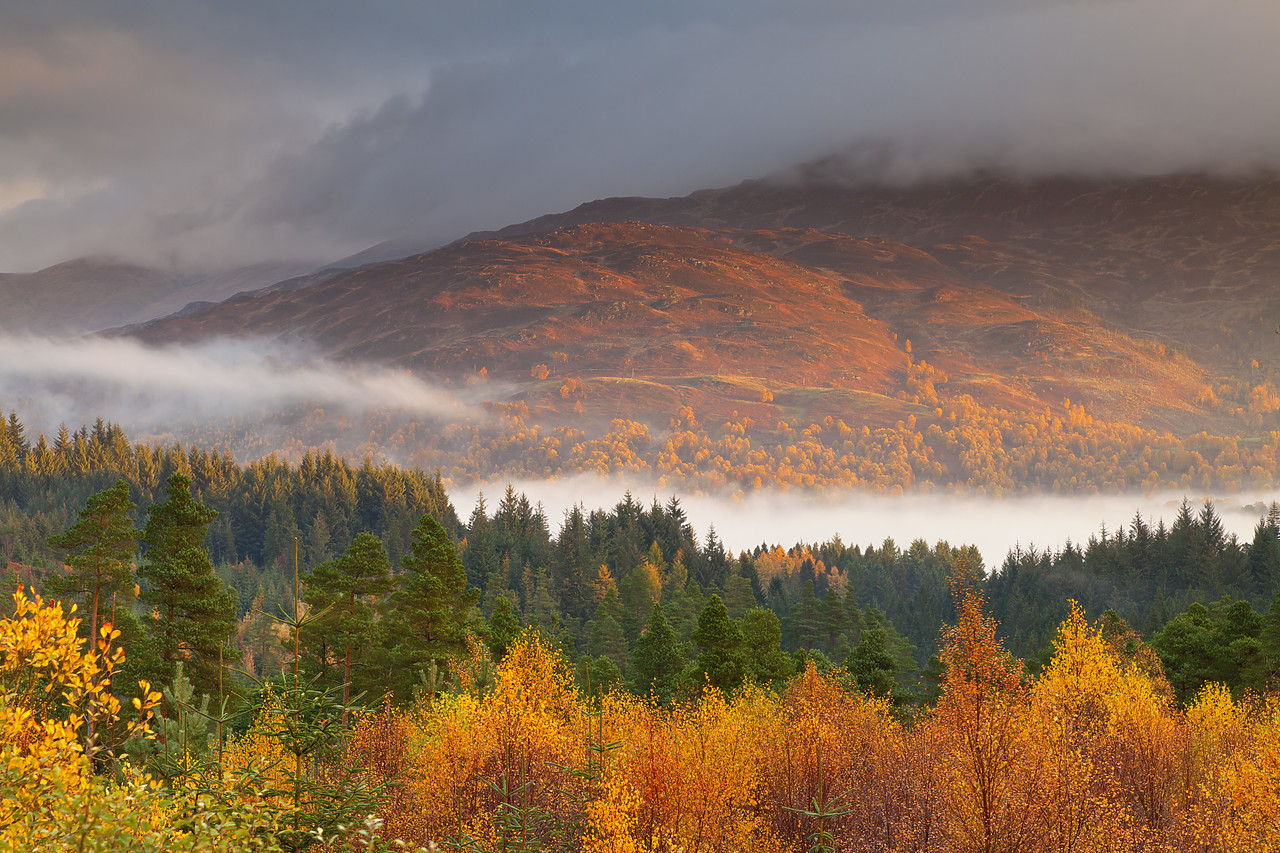#100525-1 - The Trossachs National  Park in Autumn, Central Region, Stirling, Scotland