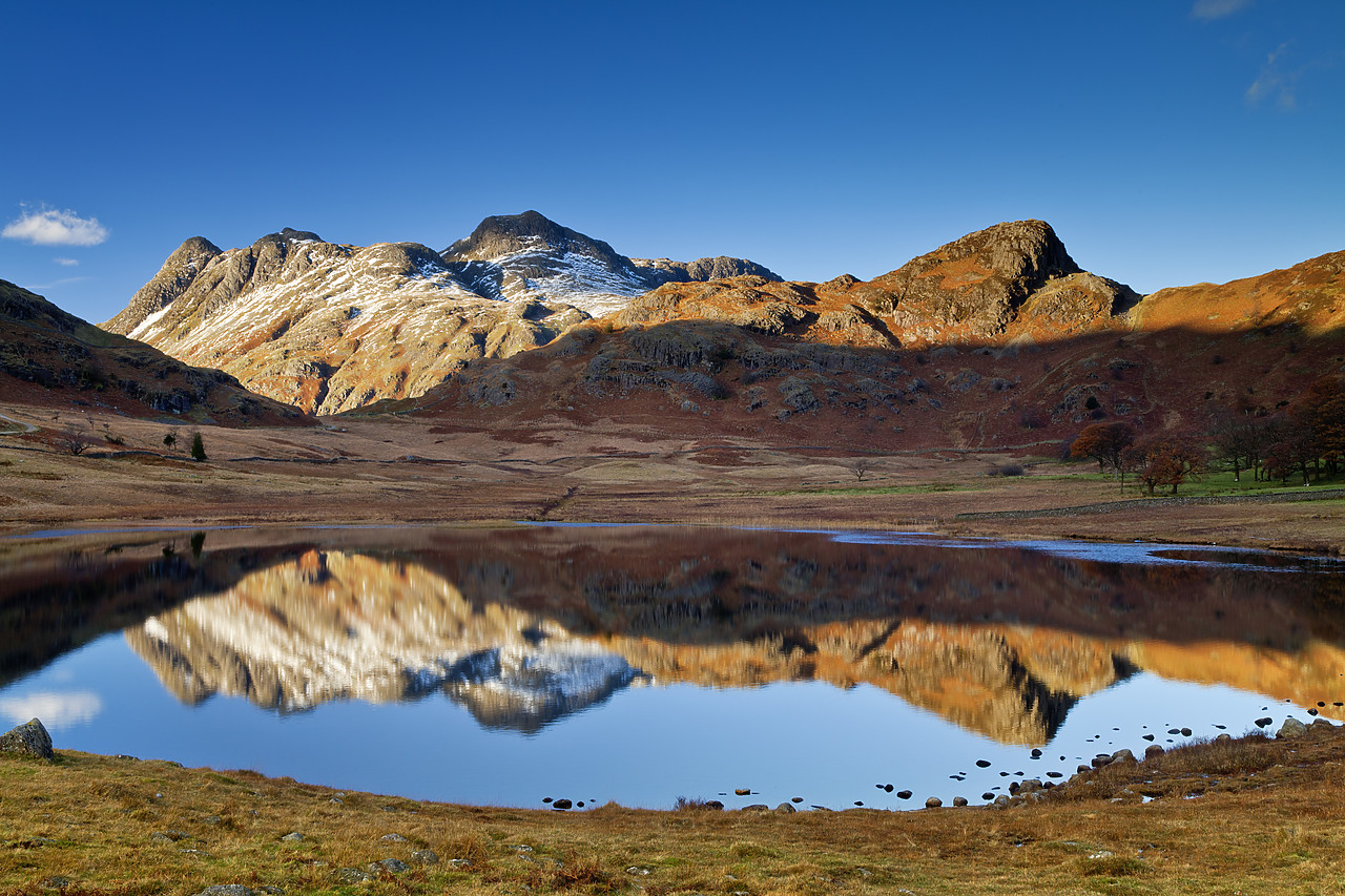 #100535-1 - Langdale Pikes Reflecting in Blea Tarn, Lake District National Park, Cumbria, England