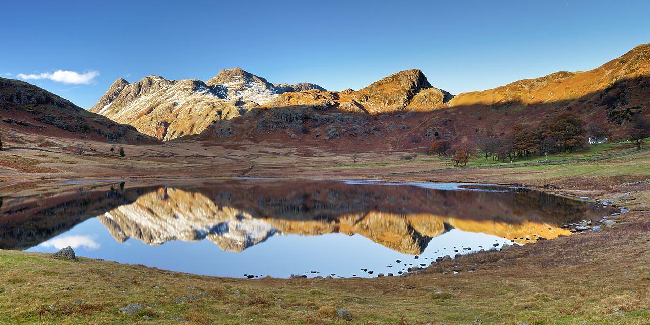 #100536-1 - Langdale Pikes Reflecting in Blea Tarn, Lake District National Park, Cumbria, England