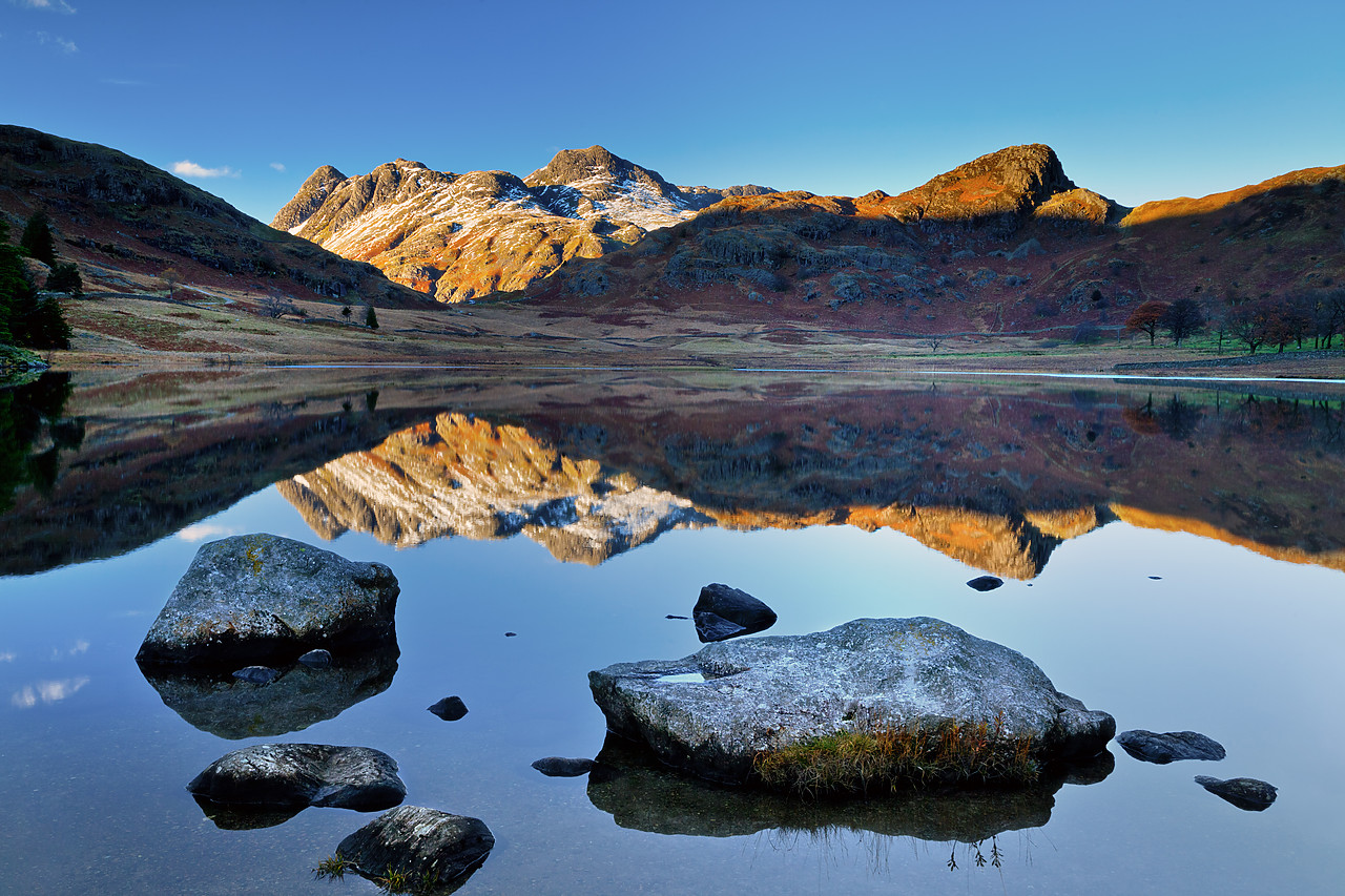 #100537-1 - Langdale Pikes Reflecting in Blea Tarn, Lake District National Park, Cumbria, England