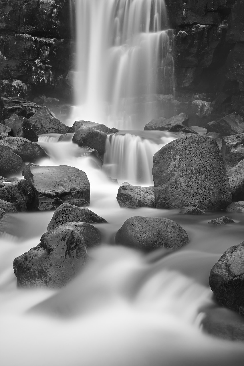 #110086-2 - Oxararfoss Waterfall, Pingvellir National Park, Iceland