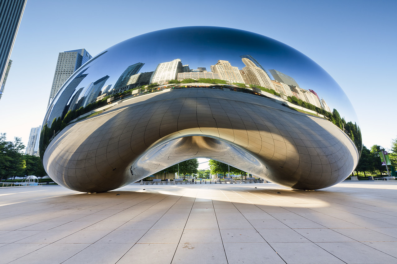 #110173-1 - Cloud Gate (The Bean), Millennium Park, Chicago, Illinois, USA