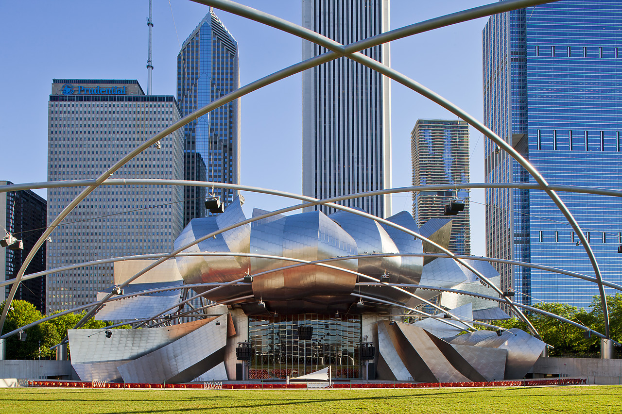 #110177-1 - Jay Pritzker Pavilion, Millennium Park, Chicago, Illinois, USA