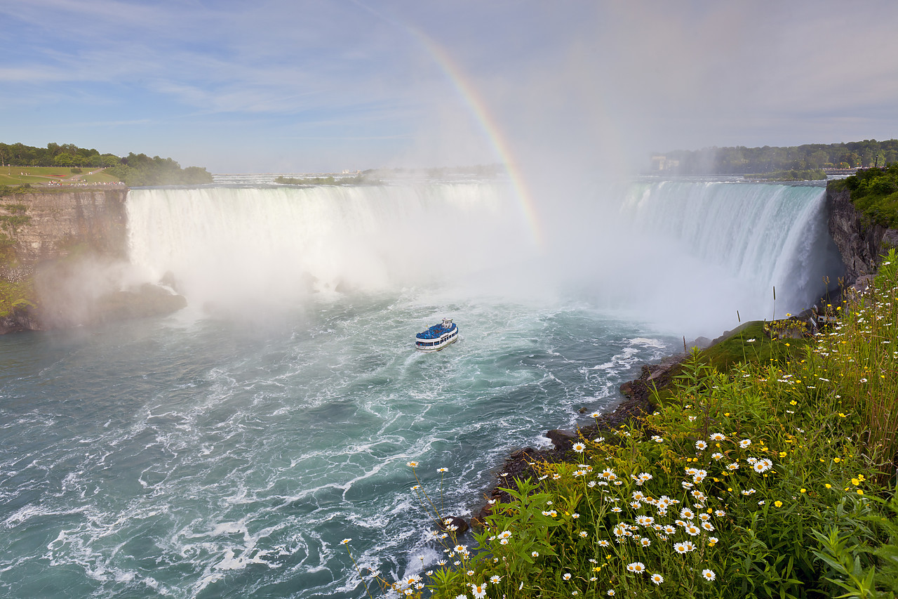 #110178-1 - Rainbow over Niagara Falls, Ontario, Canada