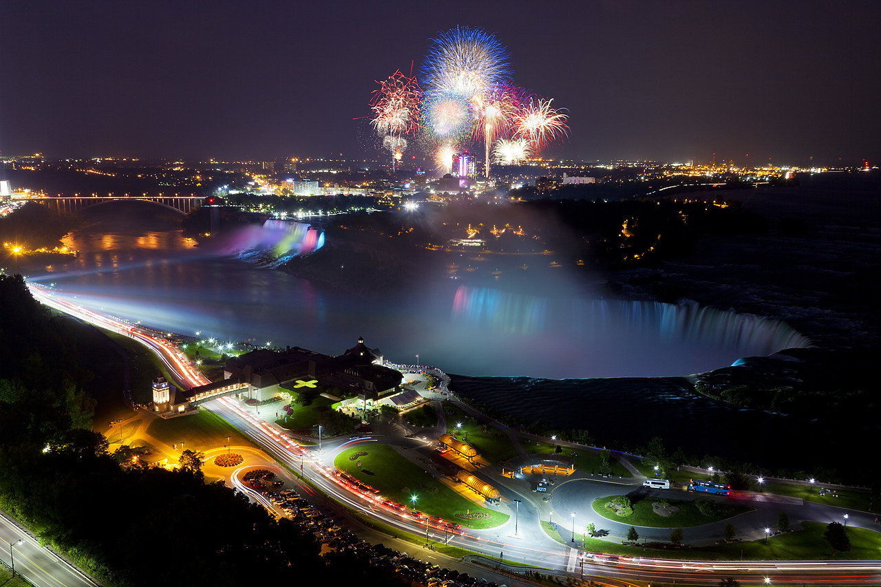 #110188-1 - Fireworks over Niagara Falls, Ontario, Canada