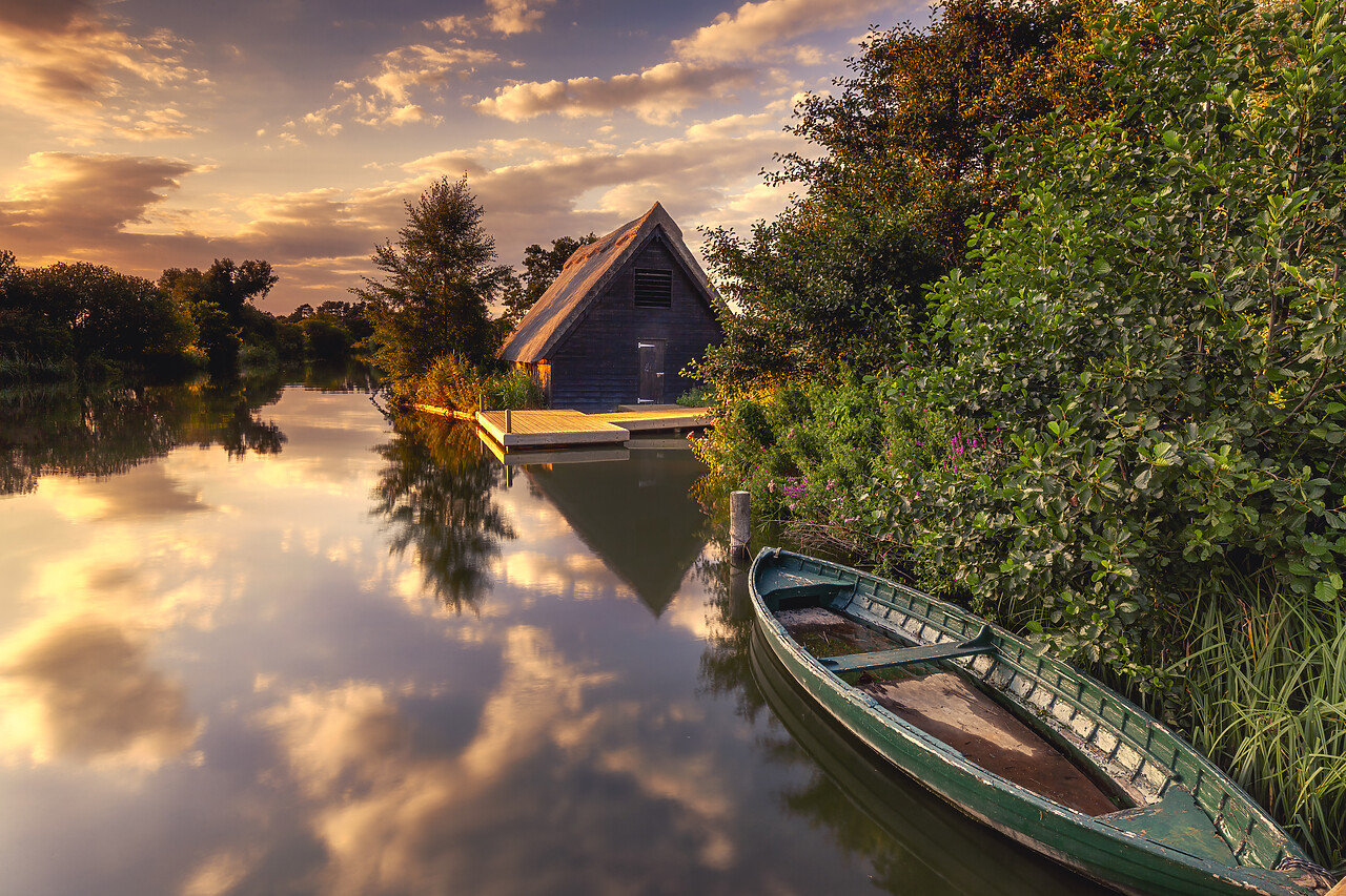 #110197-1 - River Ant Reflections, How Hill, Norfolk Broads National Park, England