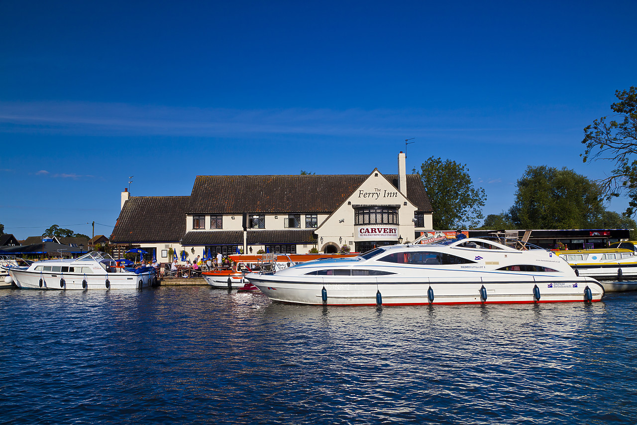 #110201-1 - The Ferry Inn on River Bure, Norfolk Broads National Park, England