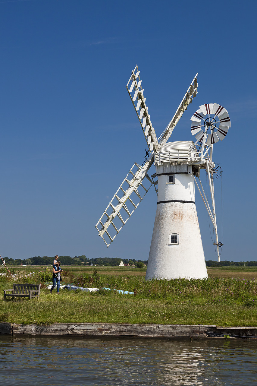 #110214-1 - Thurne Mill, Norfolk Broads National Park, England