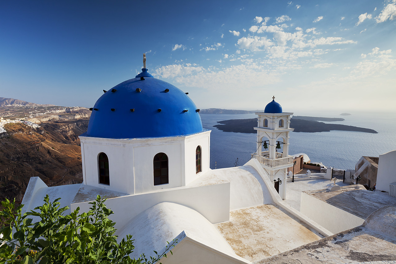 #110269-1 - Greek Orthodox Church, Fira, Santorini, Cyclade Islands, Greece