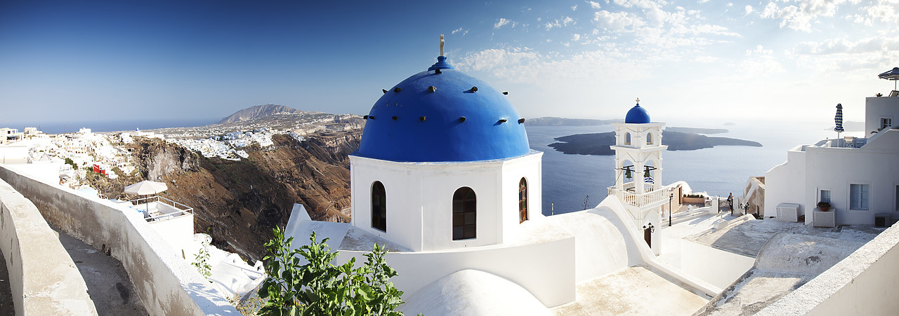 #110269-3 - Greek Orthodox Church, Fira, Santorini, Cyclade Islands, Greece