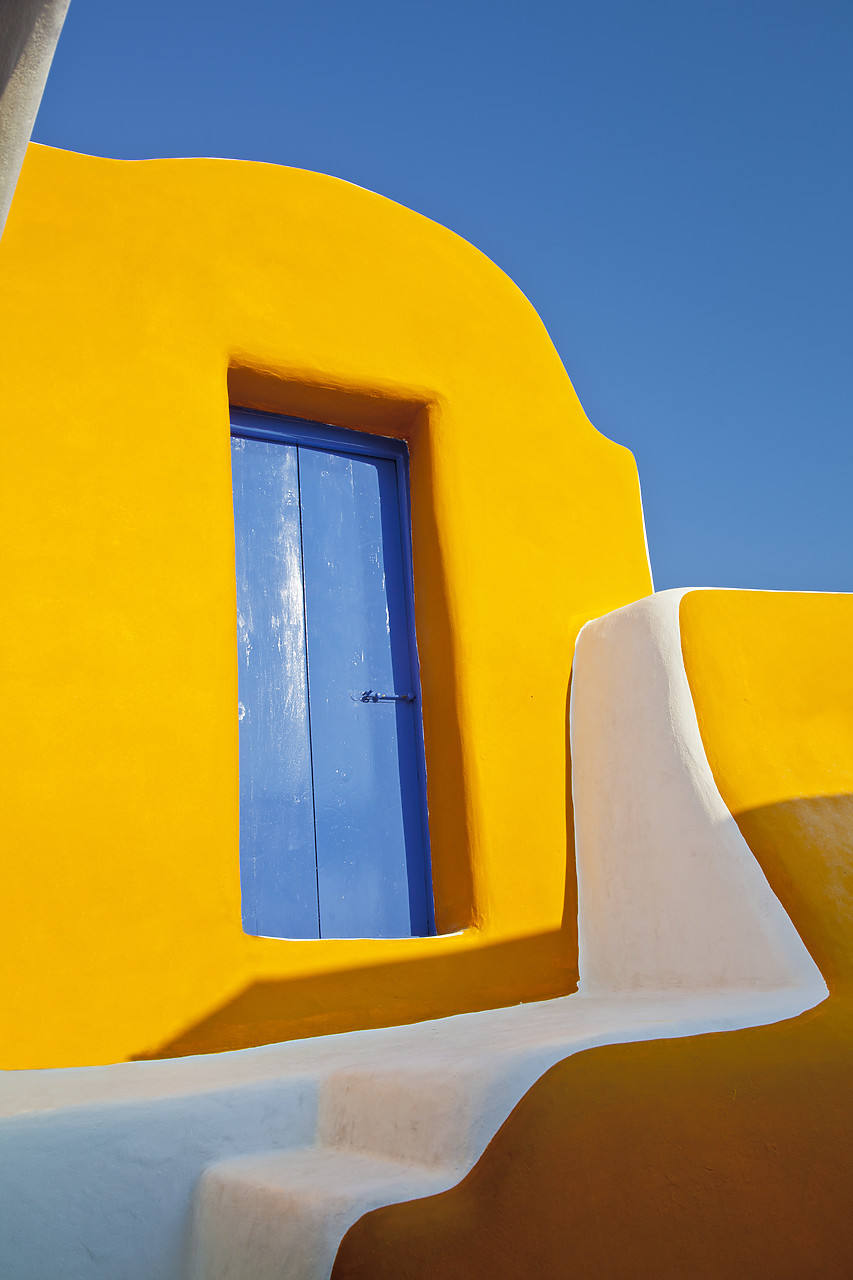 #110273-1 - Blue Door, Oia, Santorini, Cyclade Islands, Greece