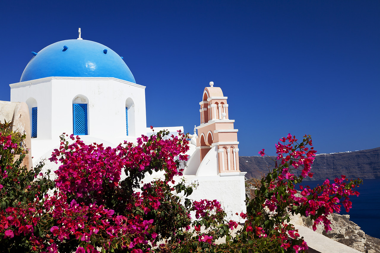 #110279-1 - Greek Orthodox Church, Oia, Santorini, Cyclade Islands, Greece