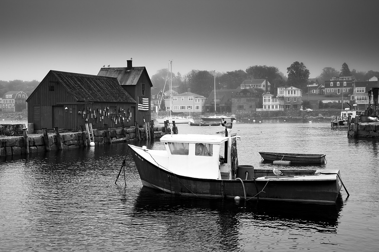 #110328-1 - Motif Number One & Fishing Boat, Rockport Harbor, Massachusetts, USA