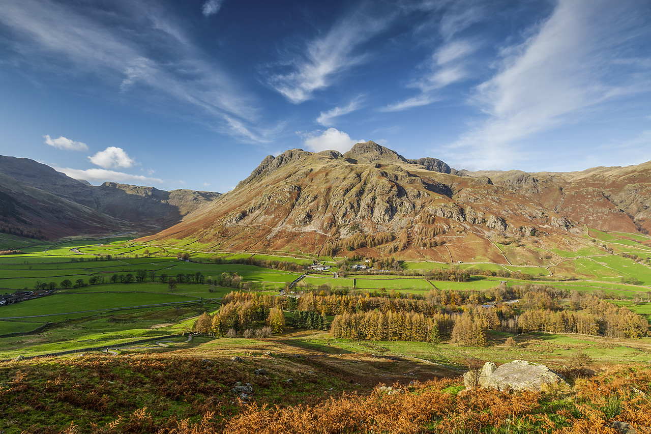 #110336-1 - Great Langdale in Autumn, Lake District National Park, Cumbria, England