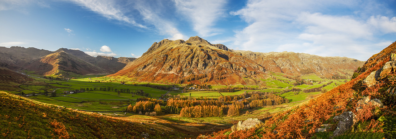 #110336-3 - Great Langdale in Autumn, Lake District National Park, Cumbria, England