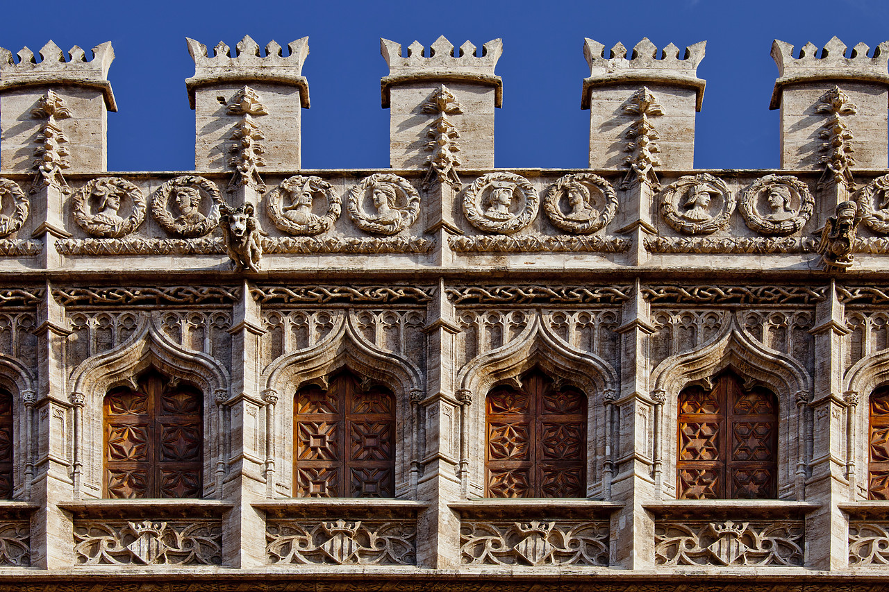 #120014-1 - Window of La Lonja de la Seda, Valencia, Spain