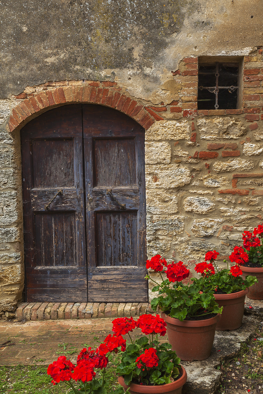 #120050-2 - Old door, Lucignano d'asso, Tuscany, Italy