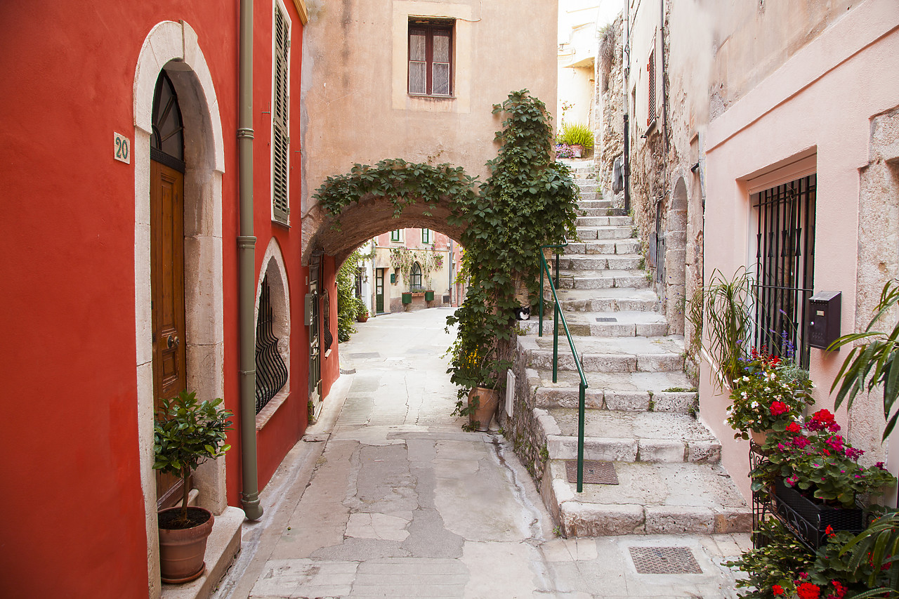 #120140-1 - Village of Roquebrune, Roquebrune Cap Martin, Cote d'Azur, France