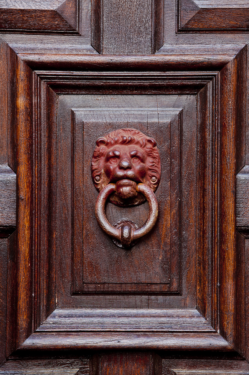 #120172-1 - Door Knocker, Roussillon, Provence, France