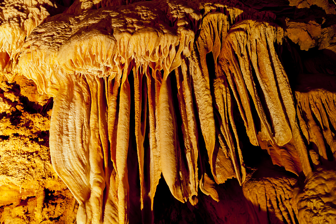 #120190-1 - Cave Stalagmites, Grand Site de l'Aven d'Orgac, France