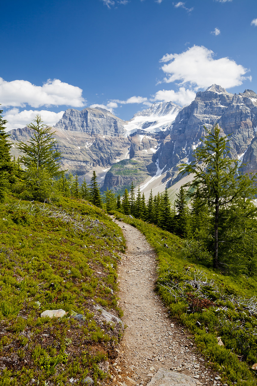 #120210-2 - Footpath through Valley of the Ten Peaks, Banff National Park, Alberta, Canada