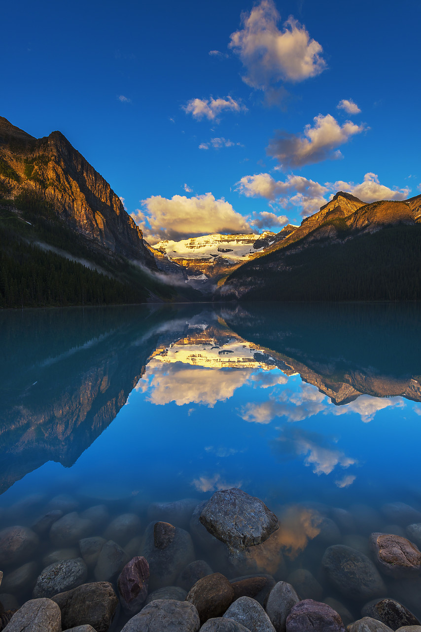 #120216-1 - Lake Louise Reflections, Banff National Park, Alberta, Canada