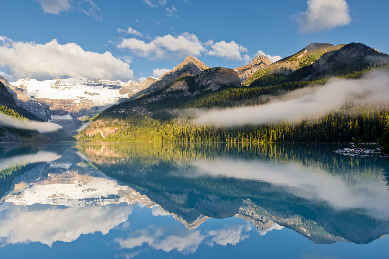 #120219-1 - Lake Louise Reflections, Banff National Park, Alberta, Canada