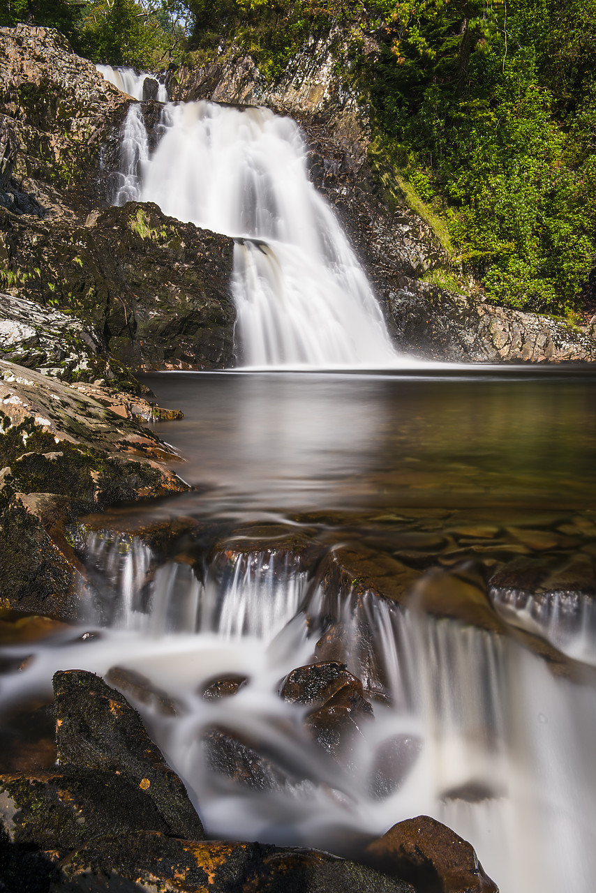 #120300-2 - Rhaeadr Mawddach Waterfall, Coed y Brenin Forest, Gwynedd, North Wales