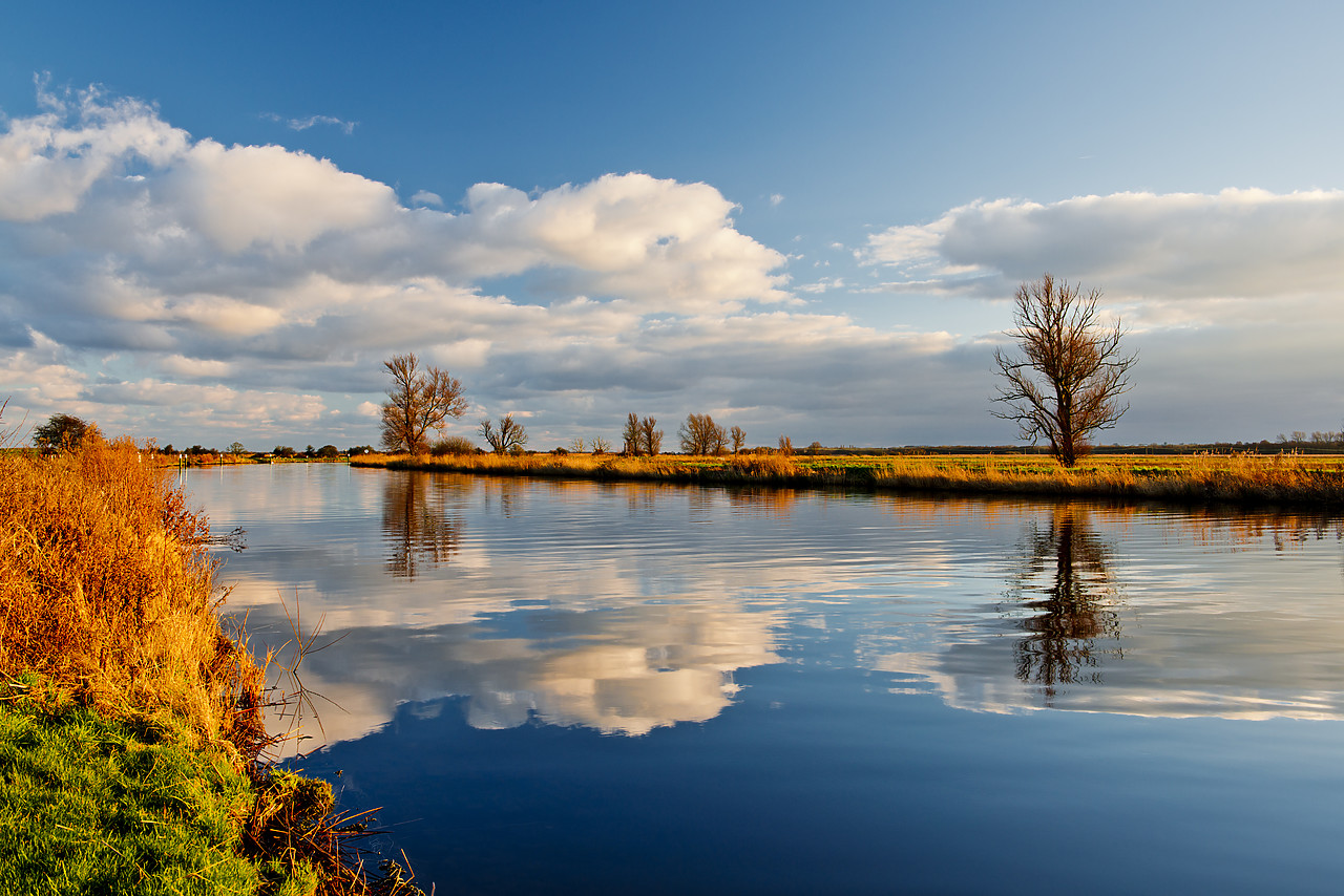 #130005-1 - River Bure Reflections, Norfolk Broads National Park, England