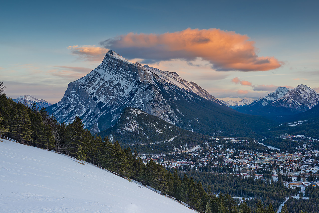 #130037-1 - Mt Rundle & Banff, Banff National Park, Alberta, Canada