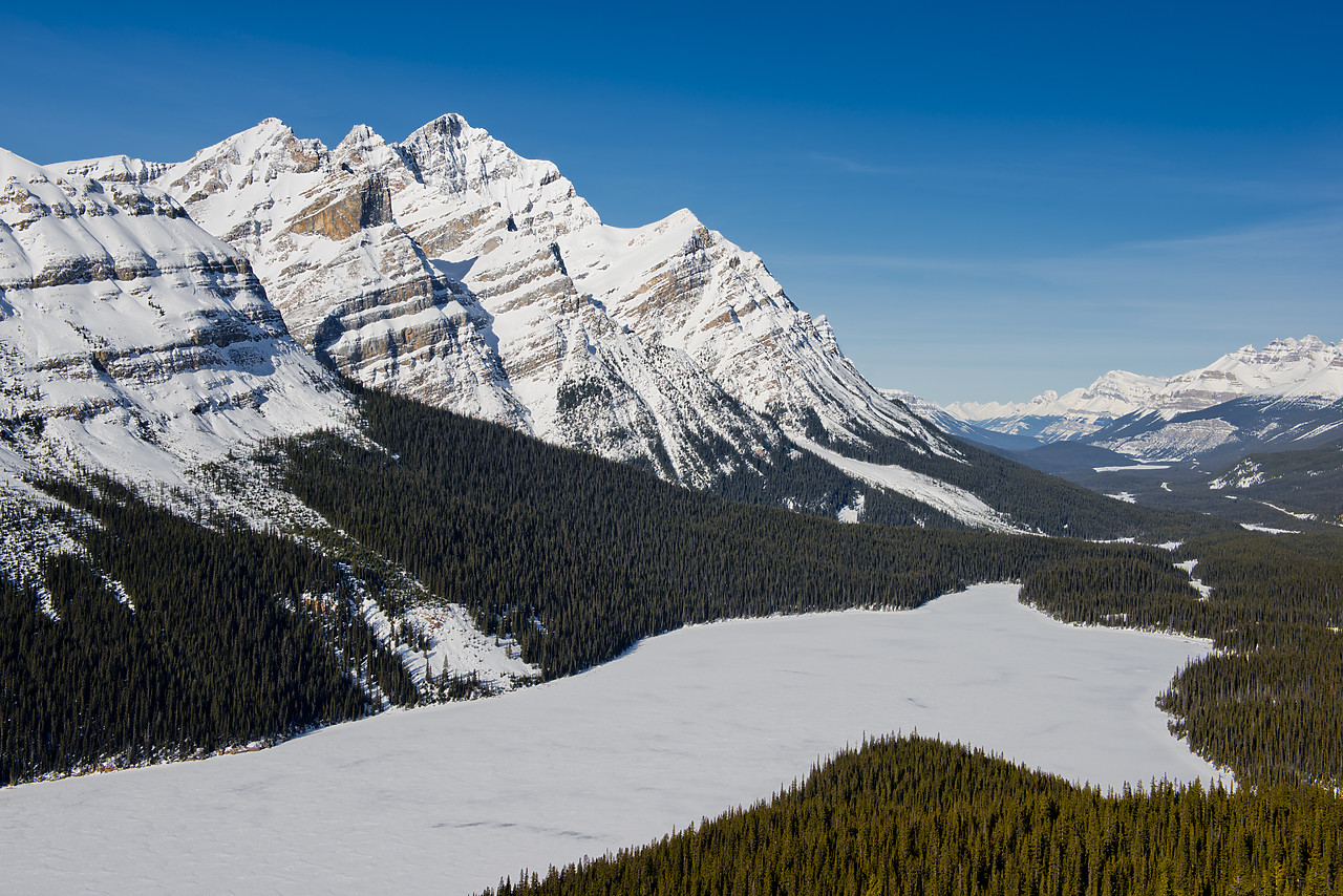 #130063-1 - Peyto Lake in Winter, Banff National Park, Alberta, Canada