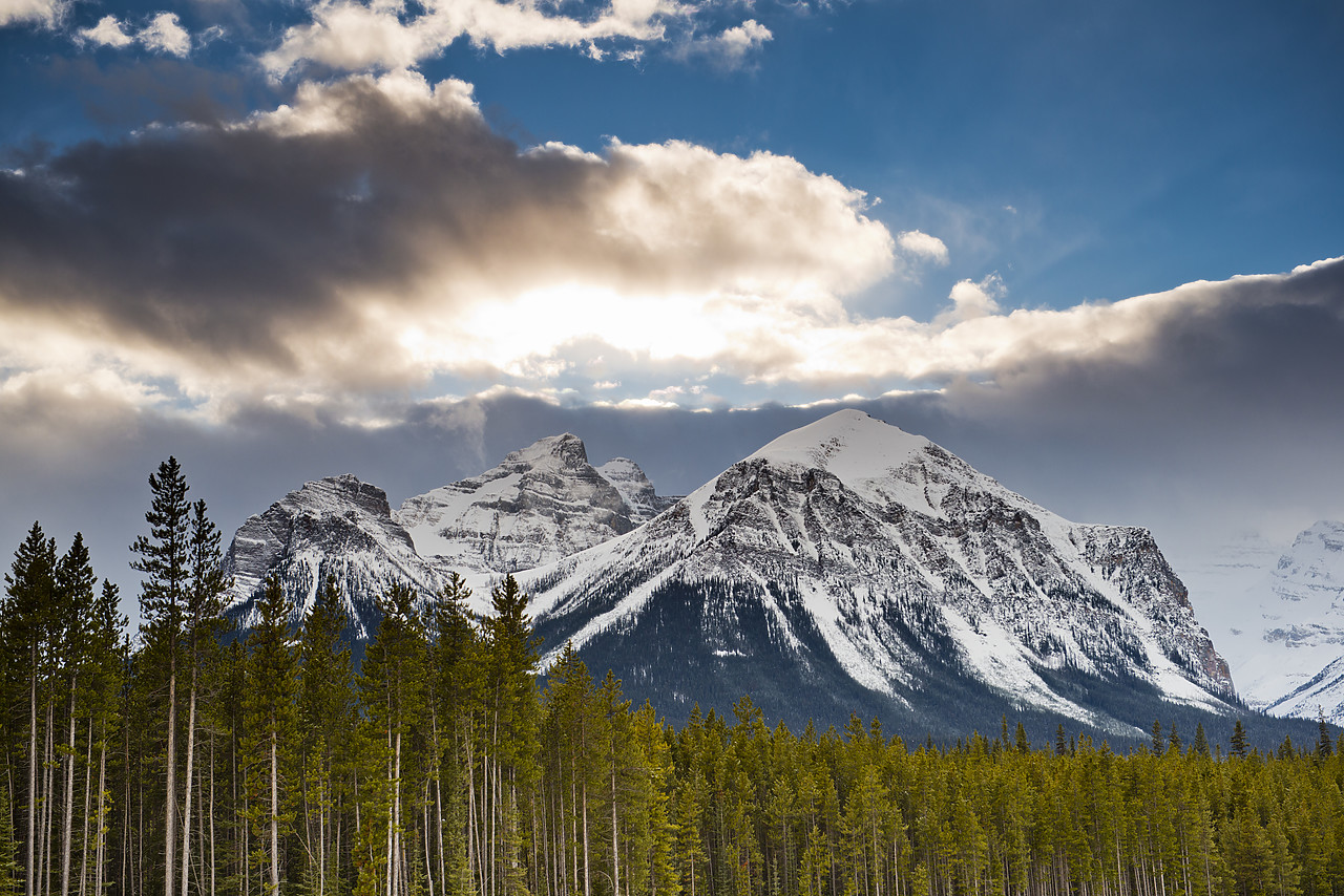 #130081-1 - Fairview Mountain, Haddo Peak & Saddle Mountain, Banff National Park, Alberta, Canada