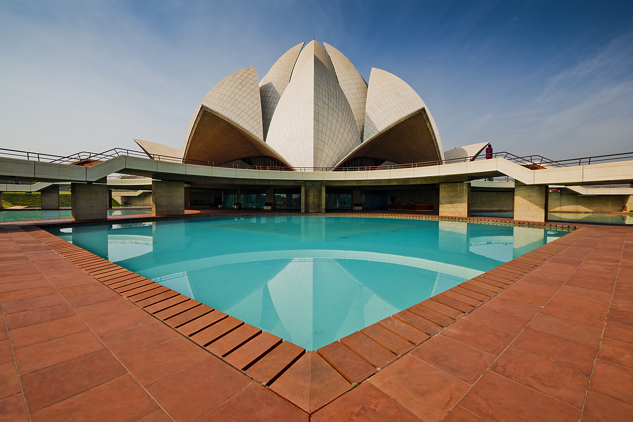 #130131-1 - Bahai Lotus Temple, New Delhi, India