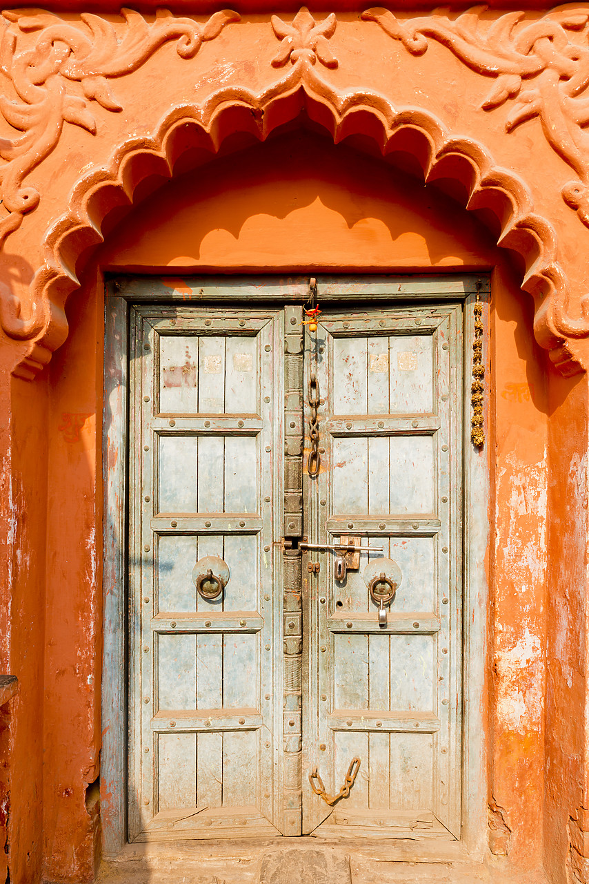 #130134-1 - Arch over Old Door, Agra, Uttar Pradesh, India