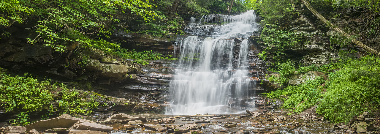 #130236-4 - Ganoga Falls, Ricketts Glen State Park, Sullivan County, Pennsylvania, USA