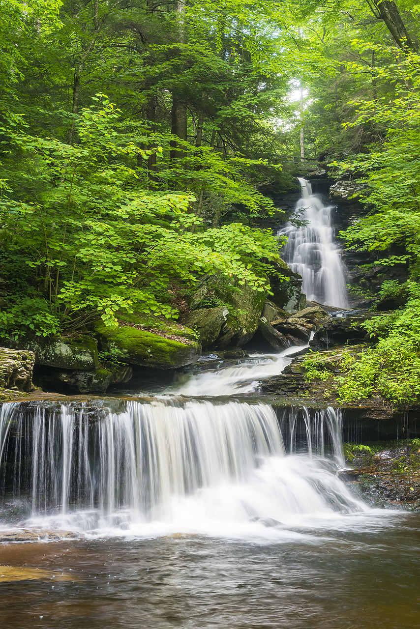 #130247-2 - Ozone Falls, Ricketts Glen State Park, Sullivan County, Pennsylvania, USA