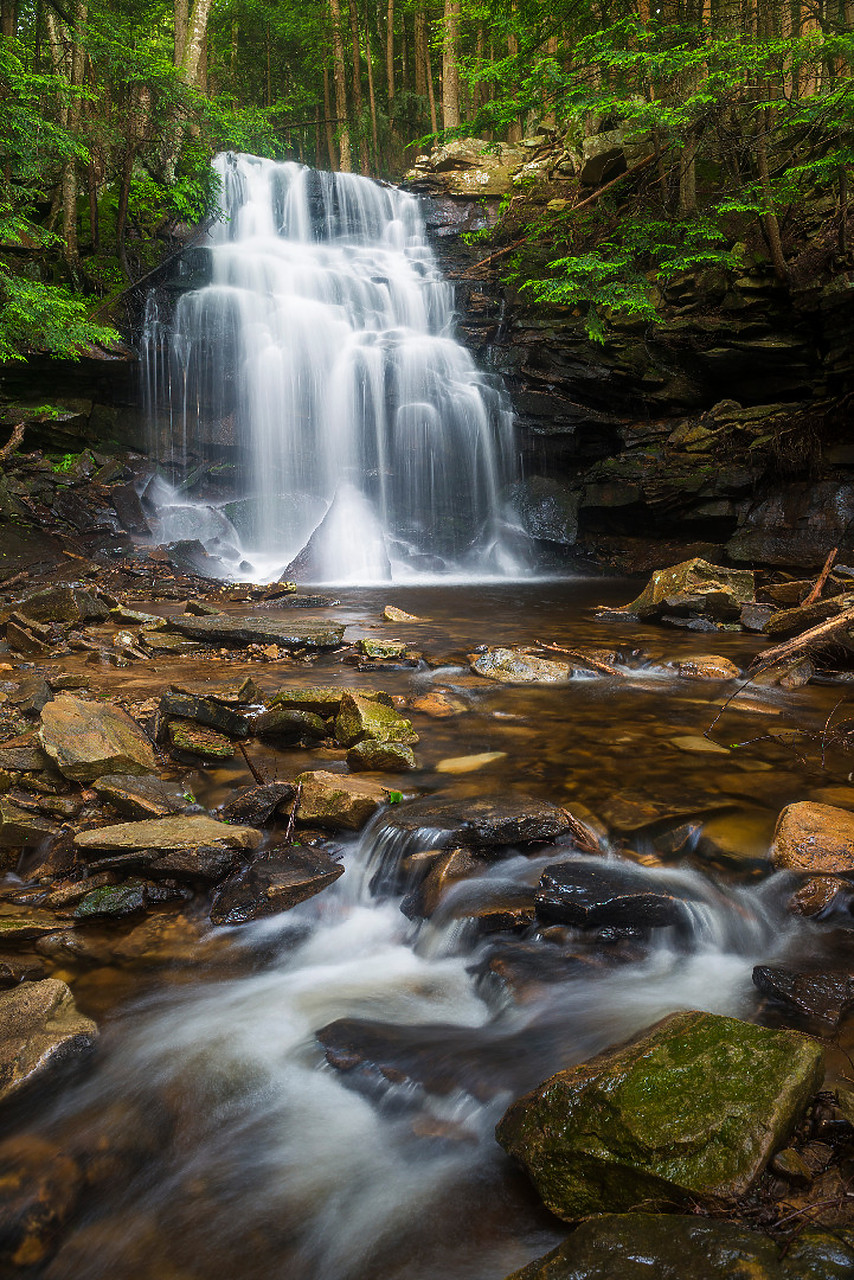 #130259-1 - Dutchman Falls, Sullivan County, Pennsylvania, USA