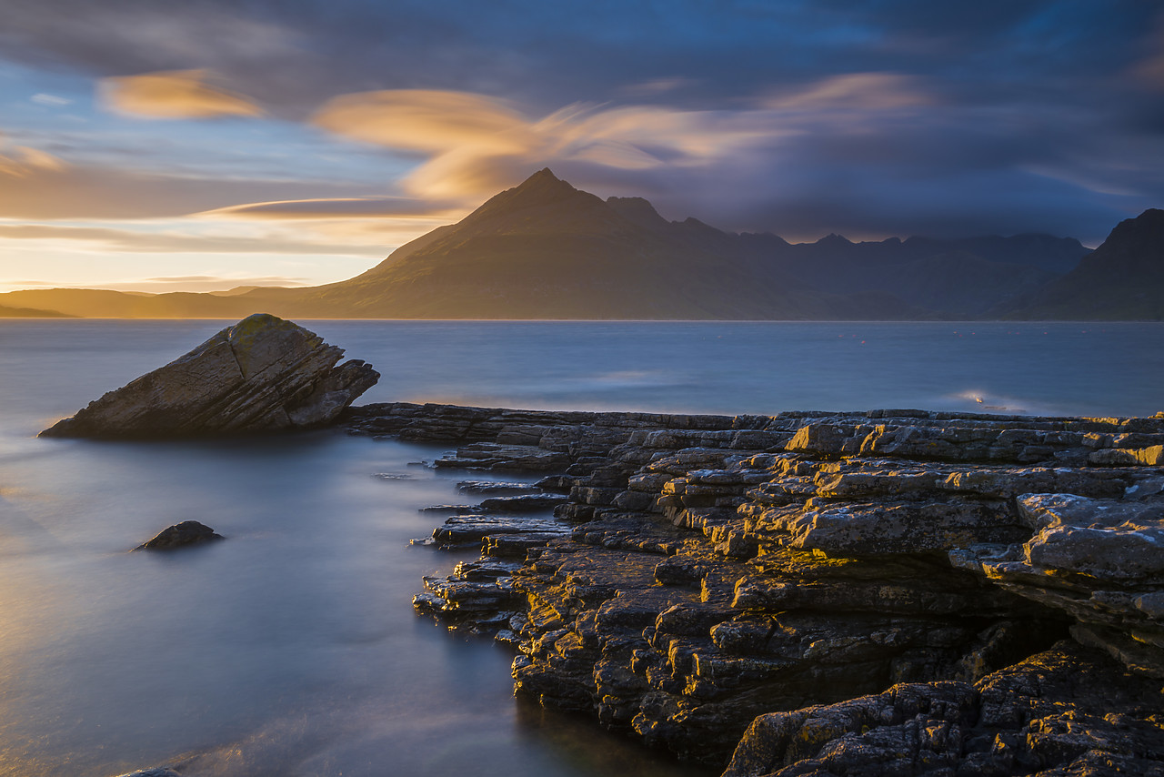 #130279-1 - The Cuillins at Sunset, Elgol, Isle of Skye, Scotland