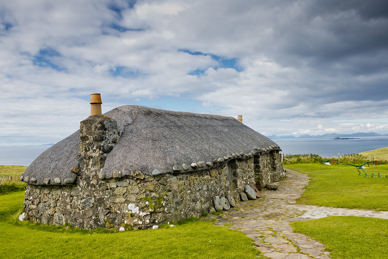 #130292-1 - Traditional Cottage, Museum of Island Life, Isle of Skye, Scotland